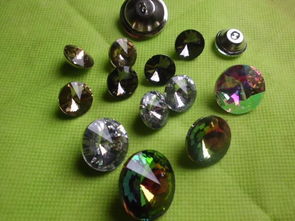 水晶軟包扣圖片賞析 浦江銀星鉆水晶飾品廠高清產品圖集